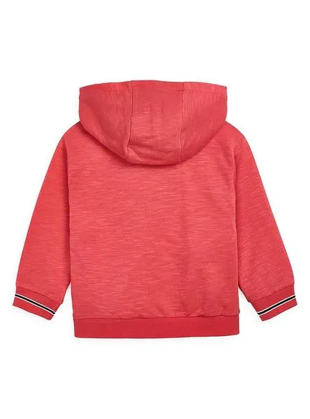 sudadera mayoral fair play coral para niño