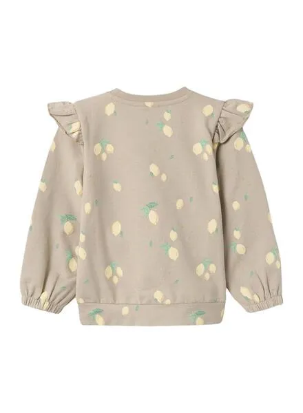 Sudadera Name It Dion Tostado Para Niña