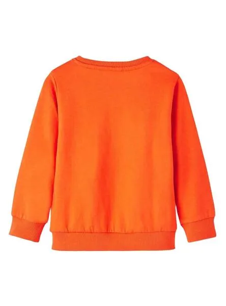 Sudadera Name It leila Naranja para Niña