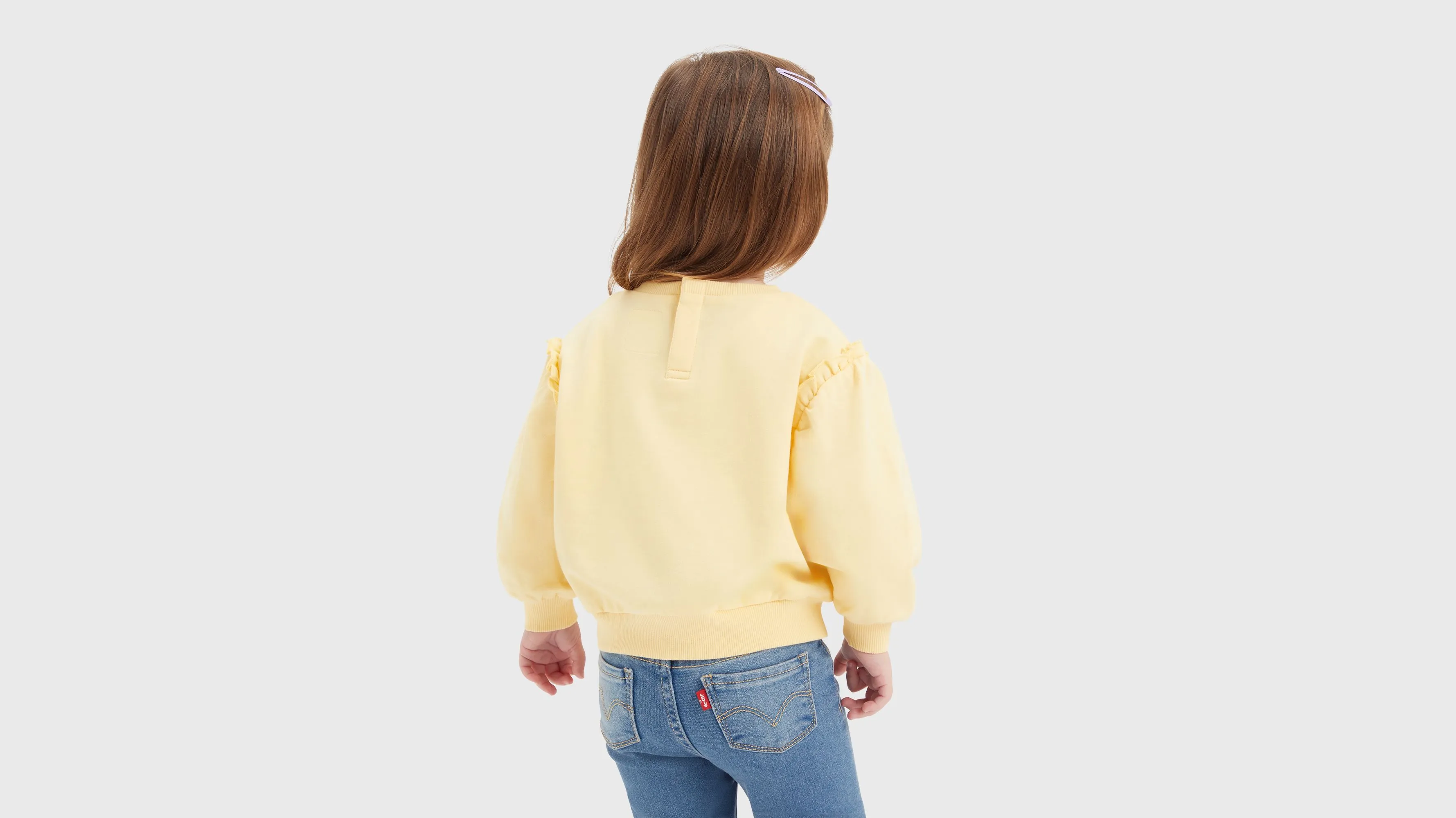 Sudadera Para Bebé Balloon Sleeve Crewneck