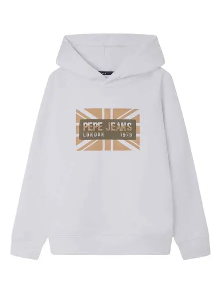 Sudadera Pepe Jeans Barney Blanco Para Niño