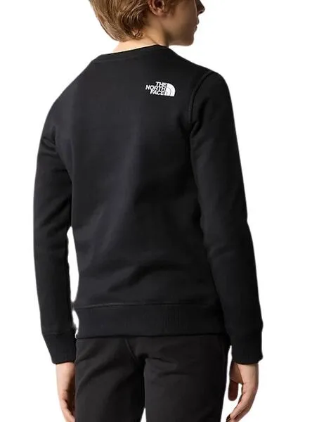 Sudadera The North Face Redbox Crew Negro De Niños