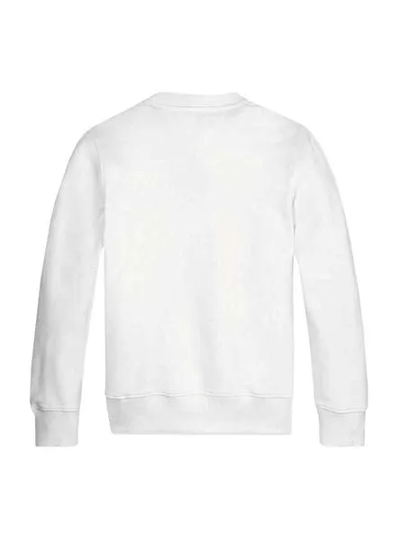 sudadera tommy hilfiger sailing blanco para niño