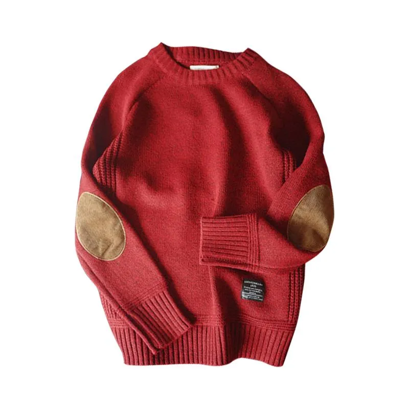 Suéteres para hombres 2021, suéter para hombres, suéter de moda de otoño, informal, suelto, grueso, cuello redondo, tejido de la