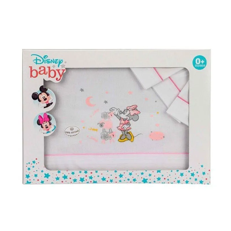 Sábanas bebé cuna Minnie