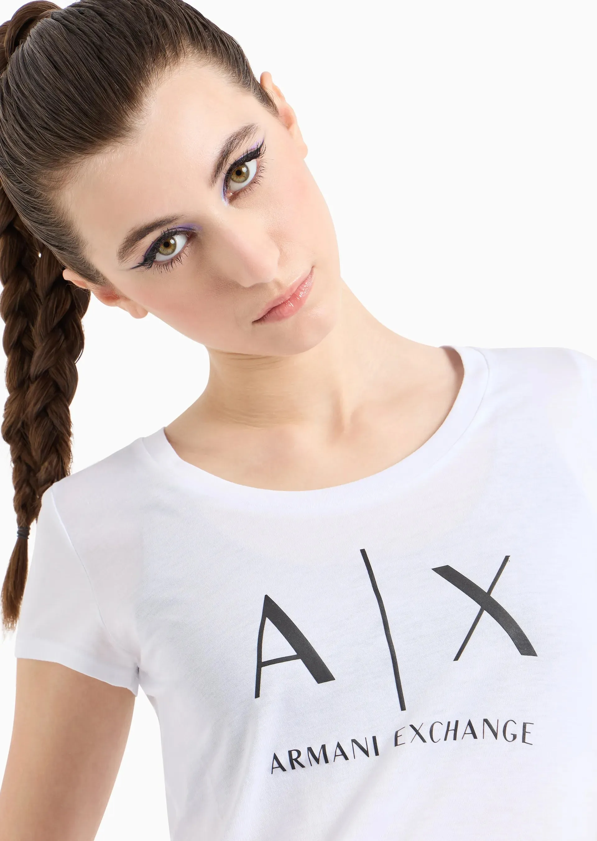 TSHIRT WOMEN WHITE ARMANI EXCHANGE