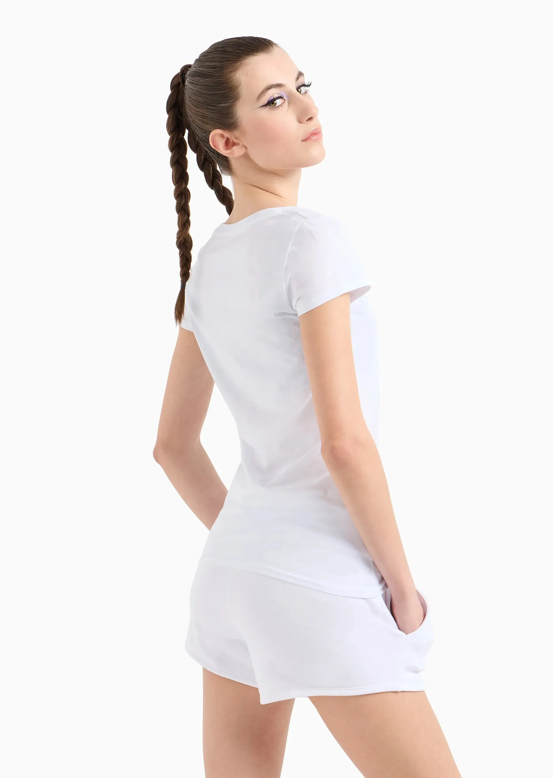 TSHIRT WOMEN WHITE ARMANI EXCHANGE