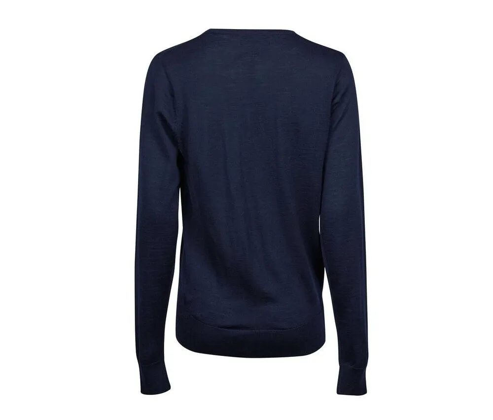 TEE JAYS TJ6006  WOMENS CREW NECK  AZUL MARINO