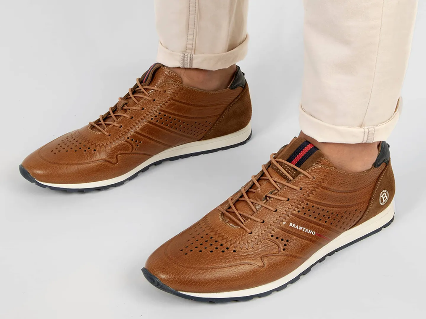 Tenis Brantano 12300 Caramel Para Hombre