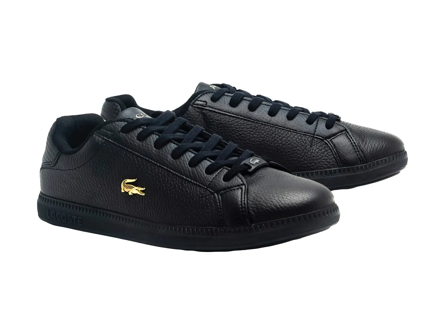 Tenis Lacoste Ma0011  Negro Para Hombre