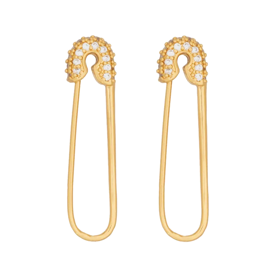 The Highline Large Safety Pin Gold