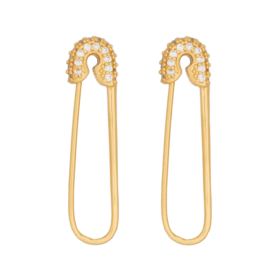 The Highline Large Safety Pin Gold