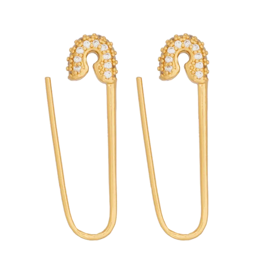 The Highline Large Safety Pin Gold