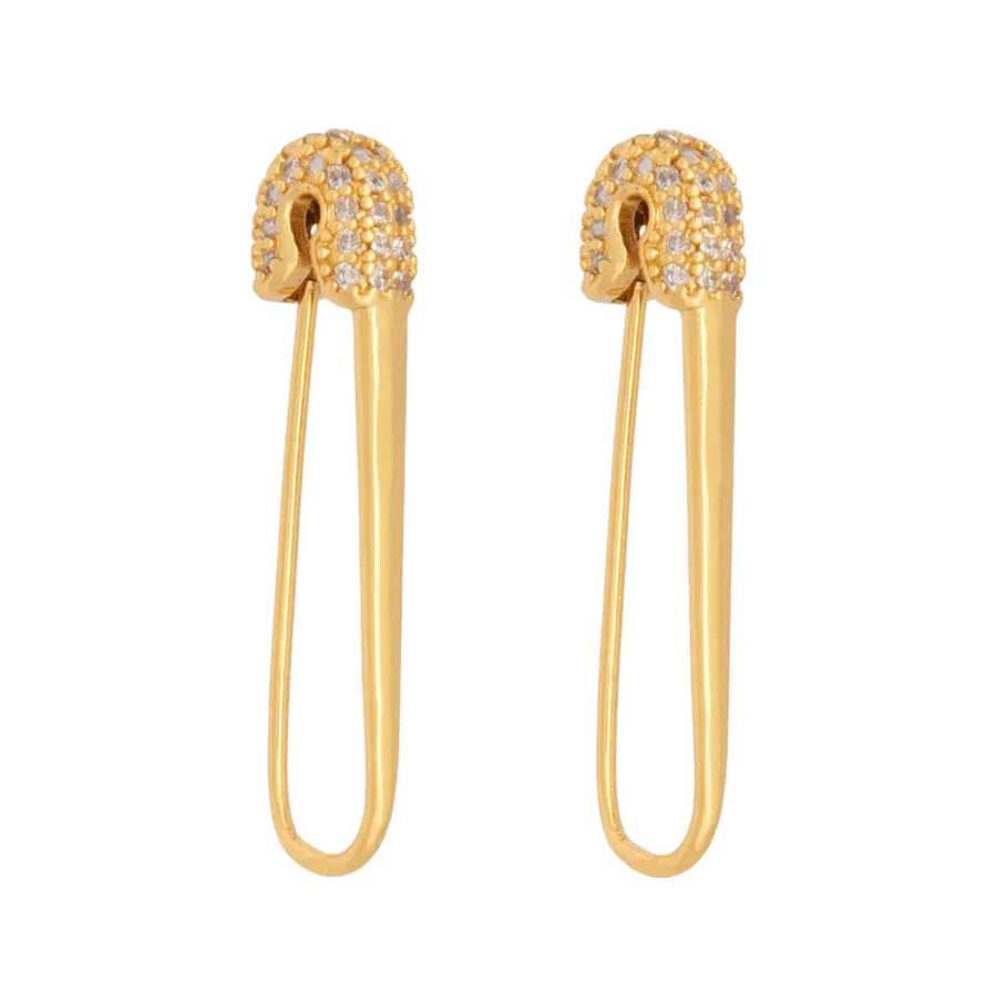 The Highline Large Safety Pin Gold