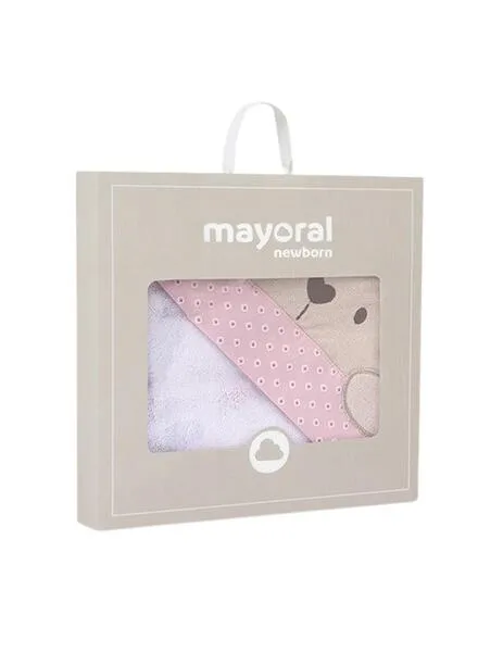 Toalla Mayoral Cara Animal Beige Para Bebé