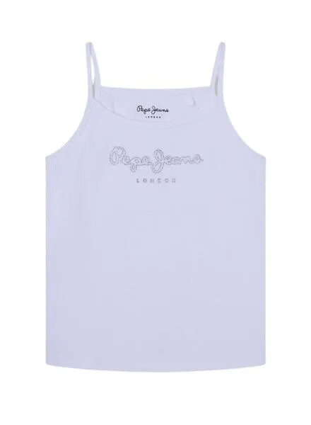 Top Pepe Jeans Anastasia Blanco para Niña