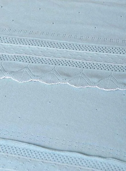 Toquilla Mayoral Volante Cristal Azul Para Bebé