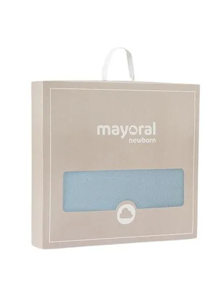 Toquilla Mayoral Volante Cristal Azul Para Bebé