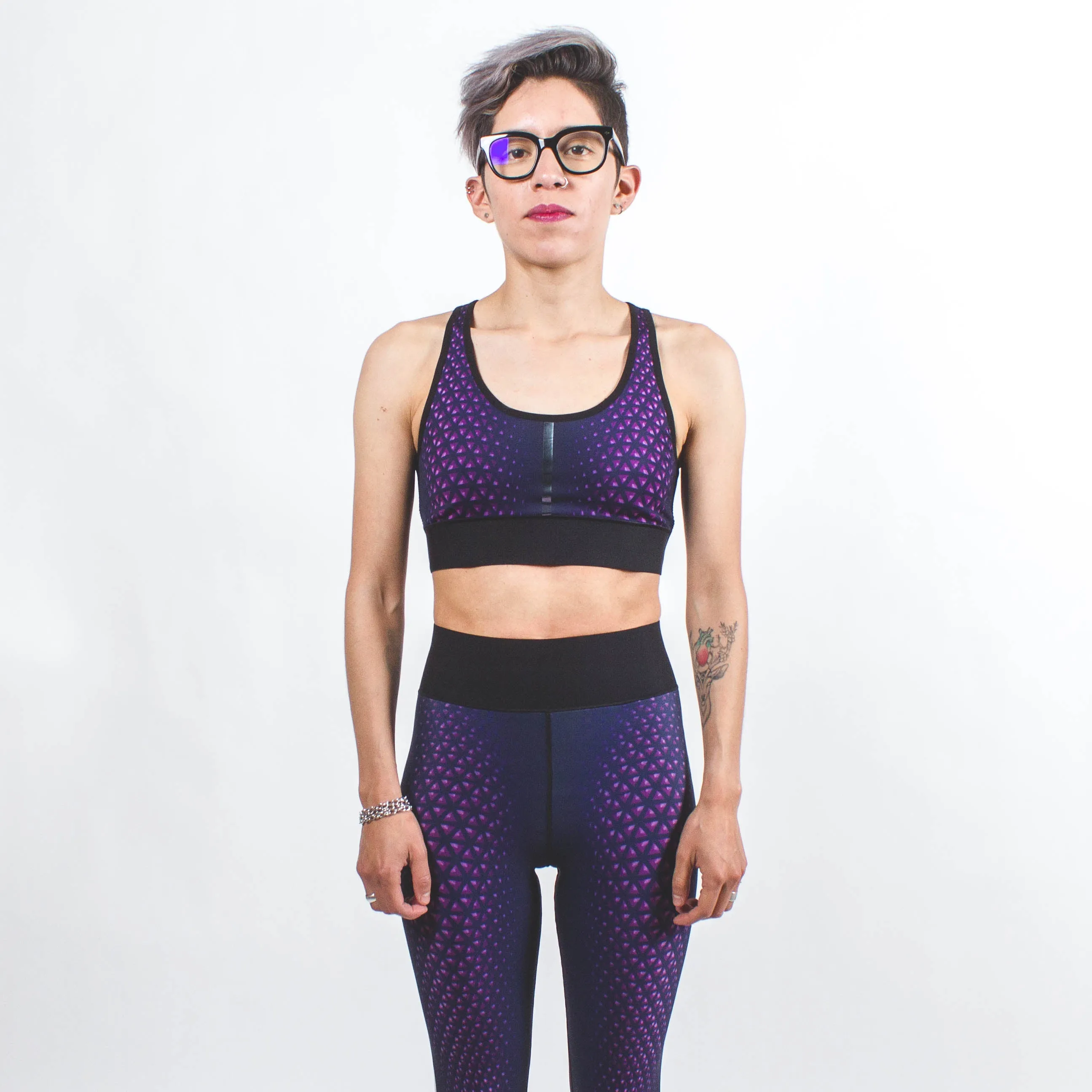 Triangle Decent Luna Bra Purple