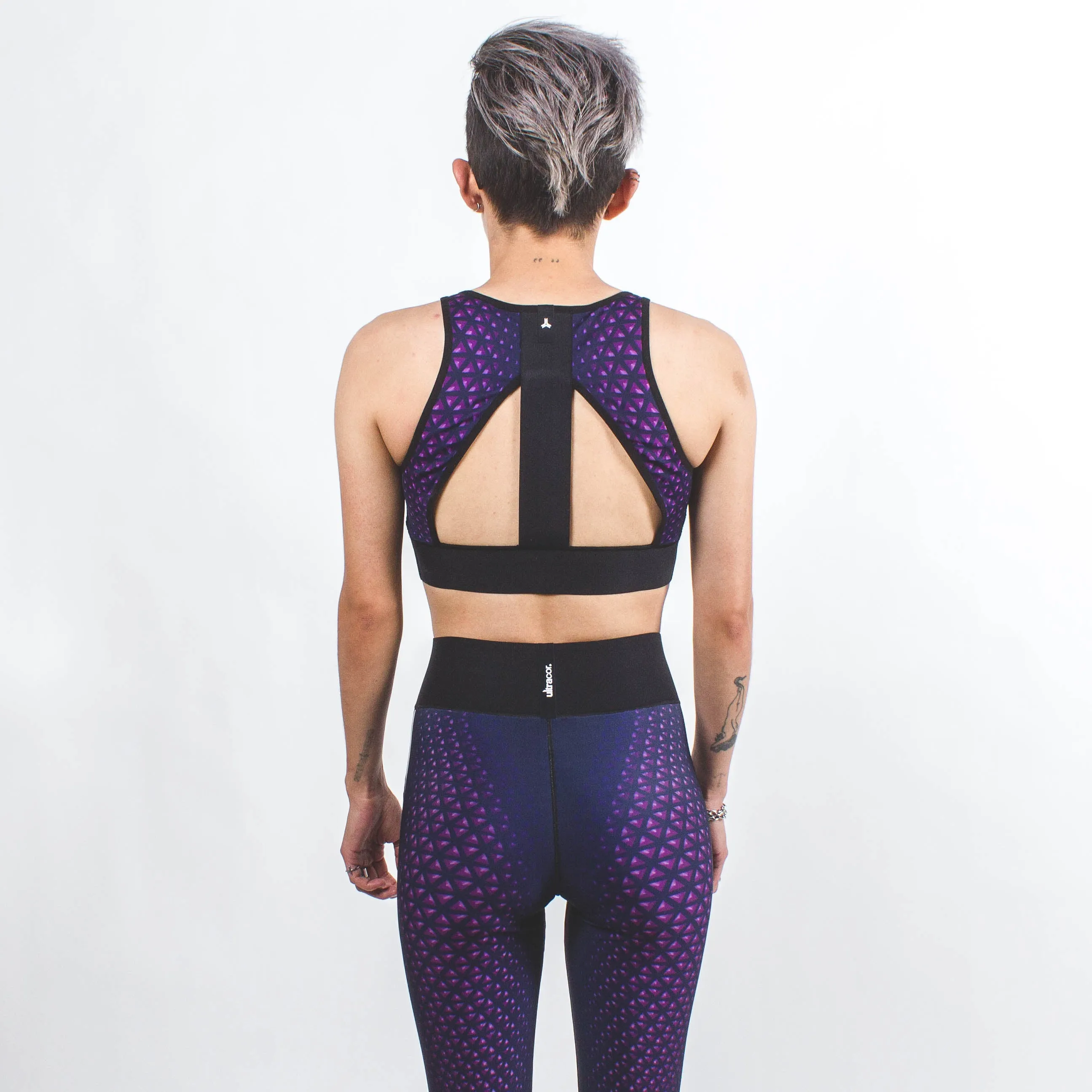 Triangle Decent Luna Bra Purple