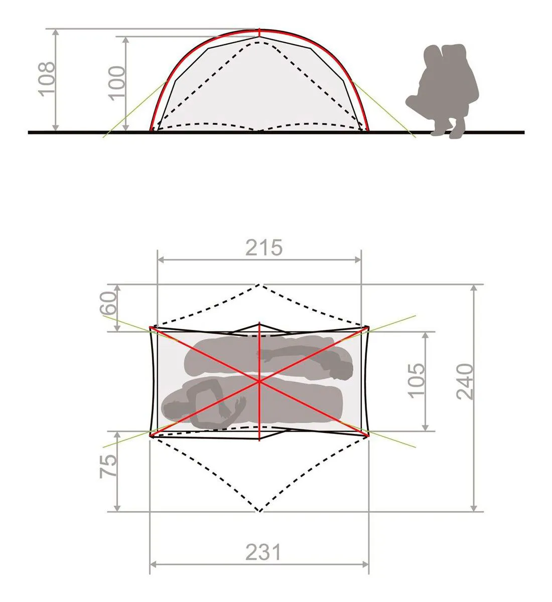 VAUDE SPACE SEAMLESS 12P