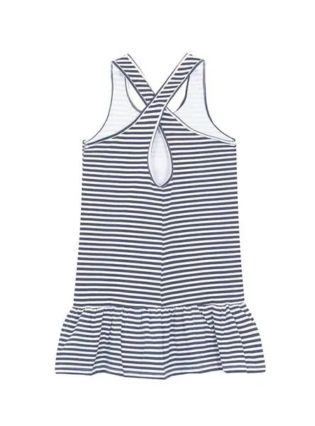 vestido mayoral friends azul para niña