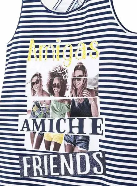vestido mayoral friends azul para niña