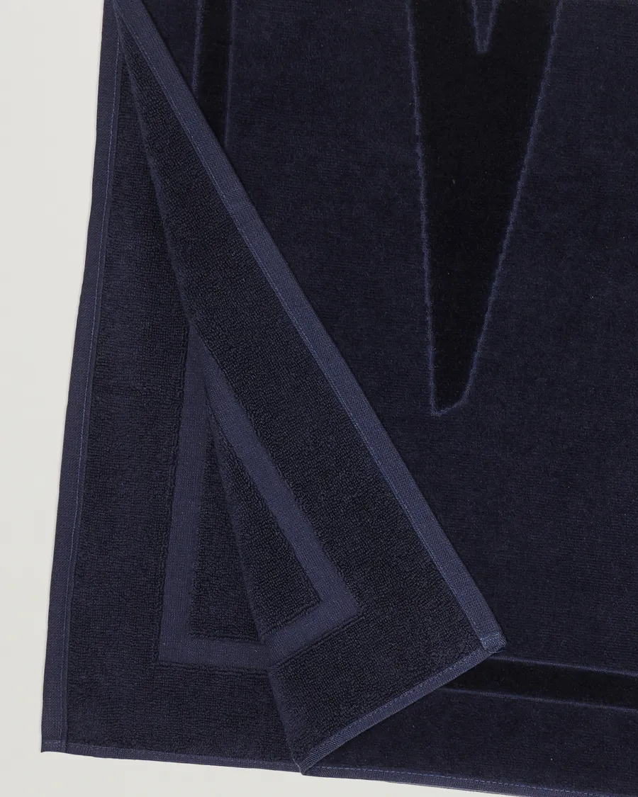Vilebrequin Sand Organic Cotton Towel Bleu Marine