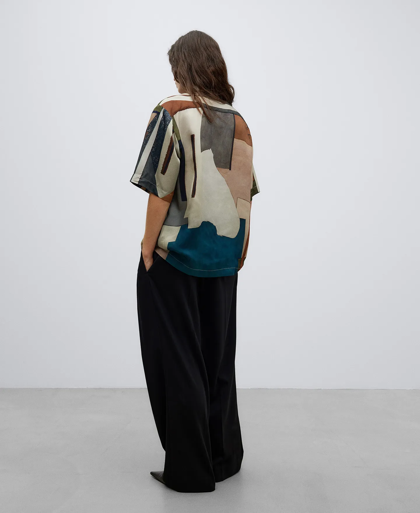 Viscose multicoloured shirt