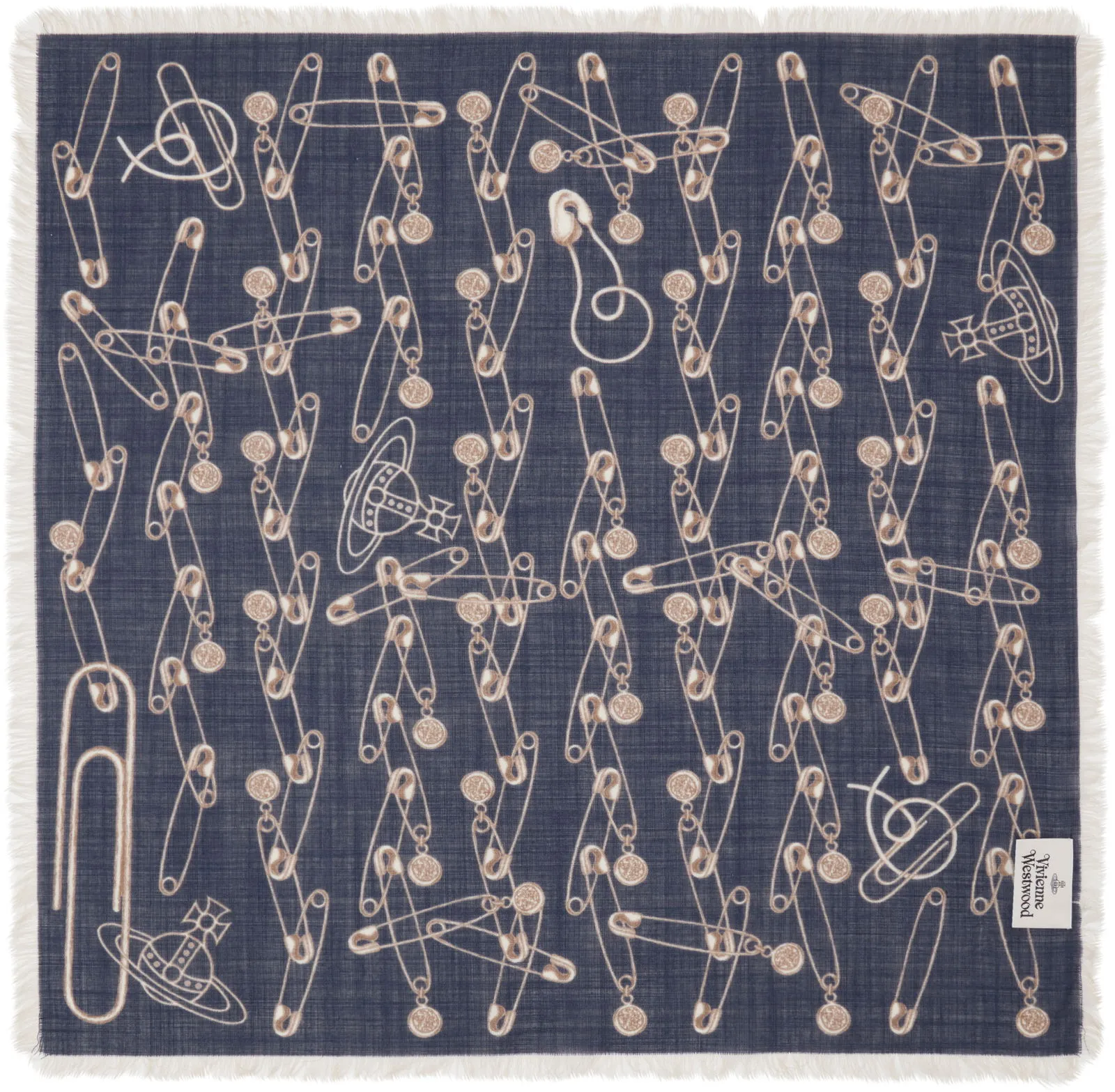 Vivienne Westwood Safety Pin Pocket Square