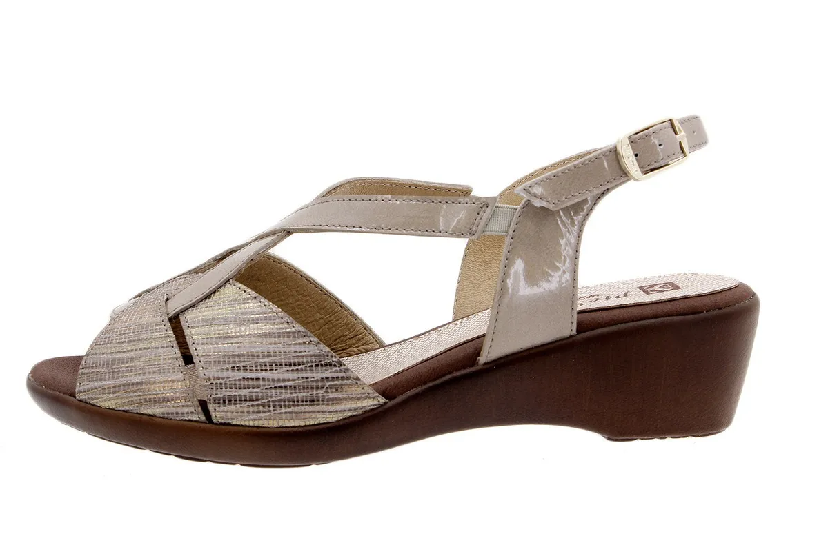 Wegde Sandal Snake Mink