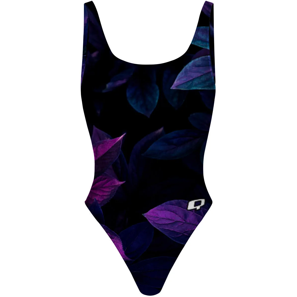 WILD PLANTS  HIGH HIP ONE PIECE SWIMSUIT