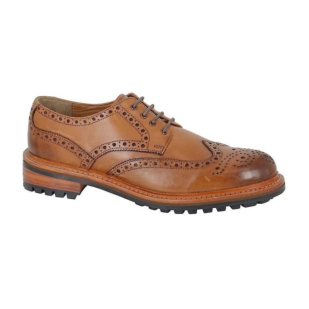 Woodland Mens Leather Brogues