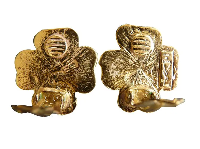 Yves Saint Laurent Aretes Dorado 