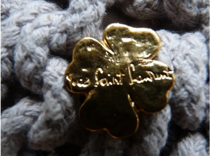 Yves Saint Laurent Aretes Dorado 