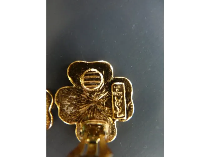 Yves Saint Laurent Aretes Dorado 