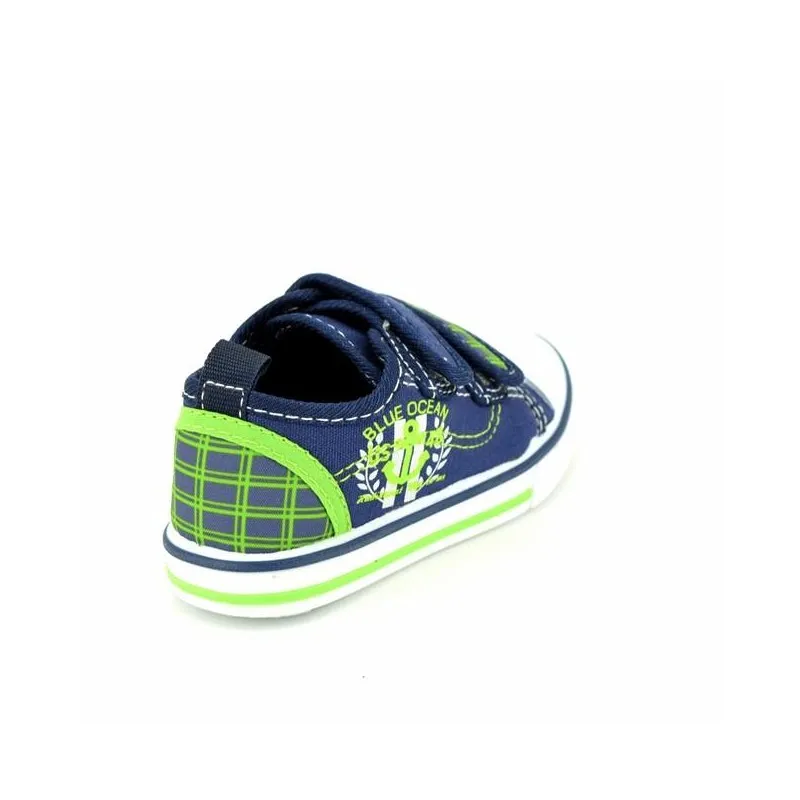 Zapatillas lona niño con proteccion puntera