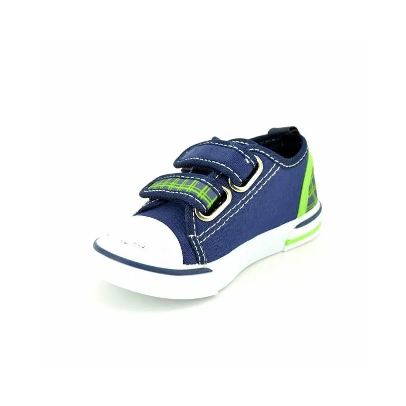 Zapatillas lona niño con proteccion puntera