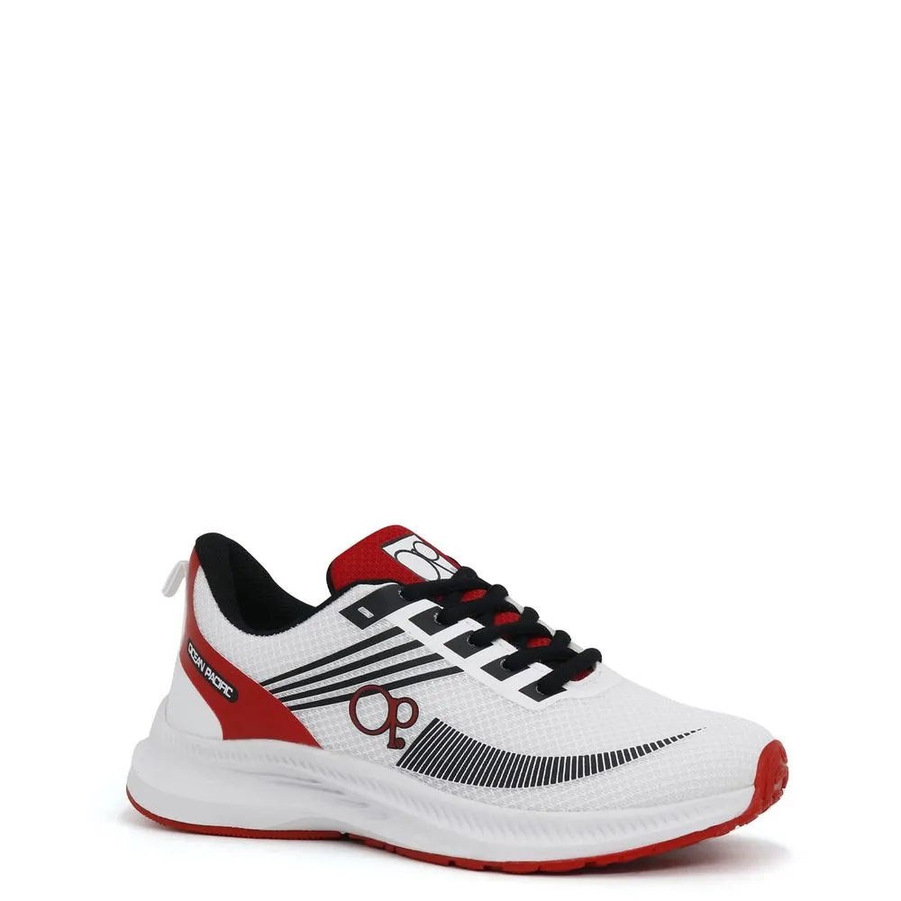 ZAPATILLAS PARA NIñO OCEAN PACIFIC QUILESJ22 ROJO BLANCO