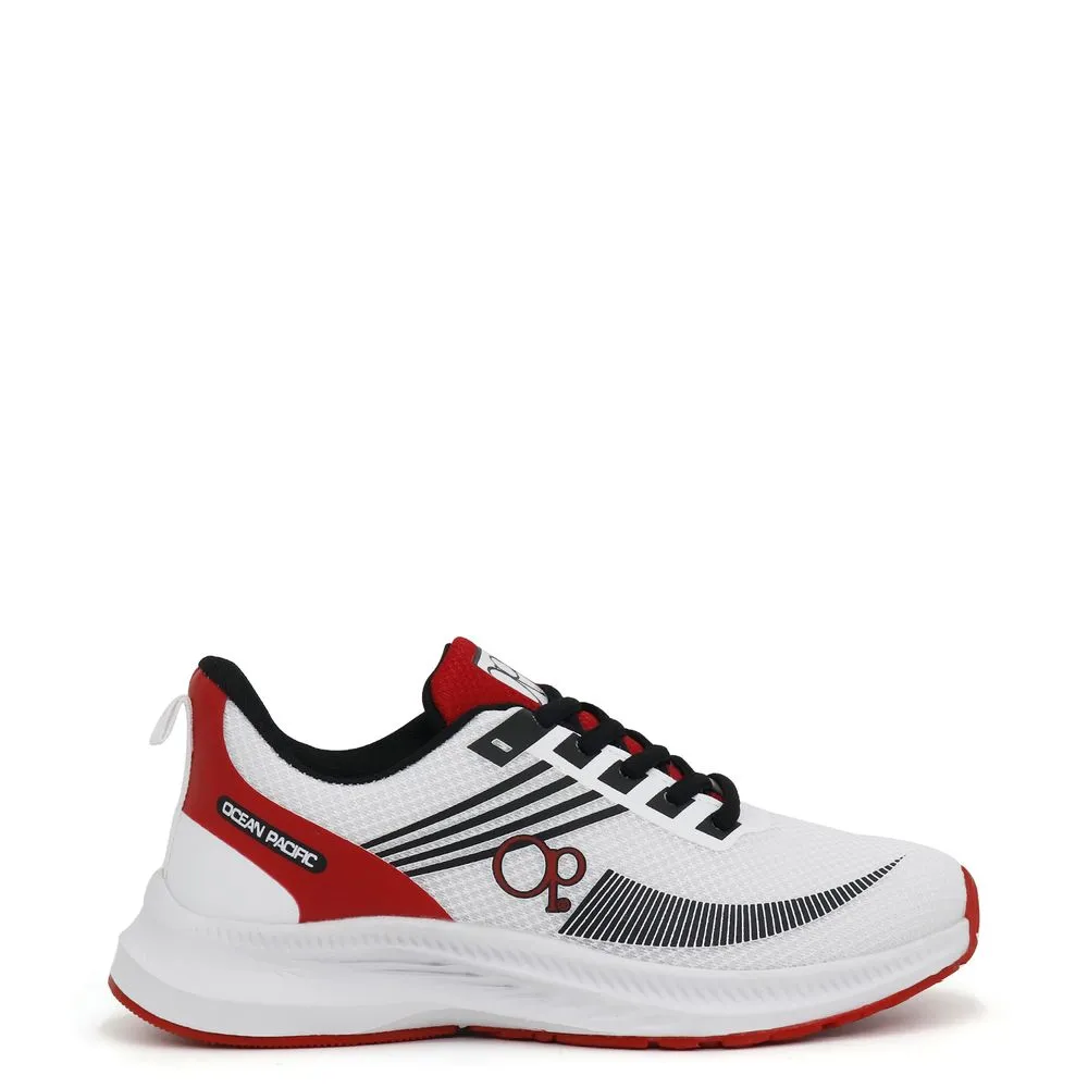 ZAPATILLAS PARA NIñO OCEAN PACIFIC QUILESJ22 ROJO BLANCO