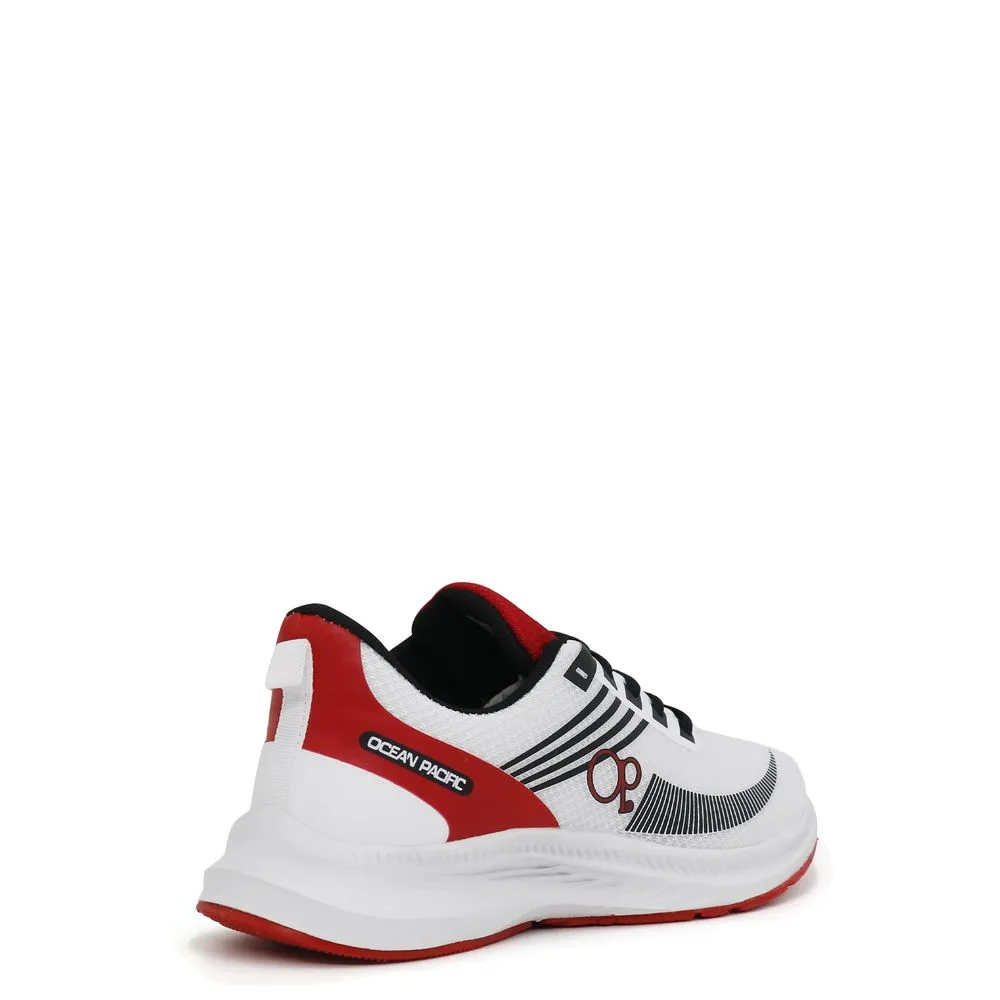 ZAPATILLAS PARA NIñO OCEAN PACIFIC QUILESJ22 ROJO BLANCO