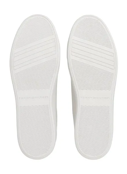 Zapatillas Tommy Hilfiger Flag Court Blanco Mujer