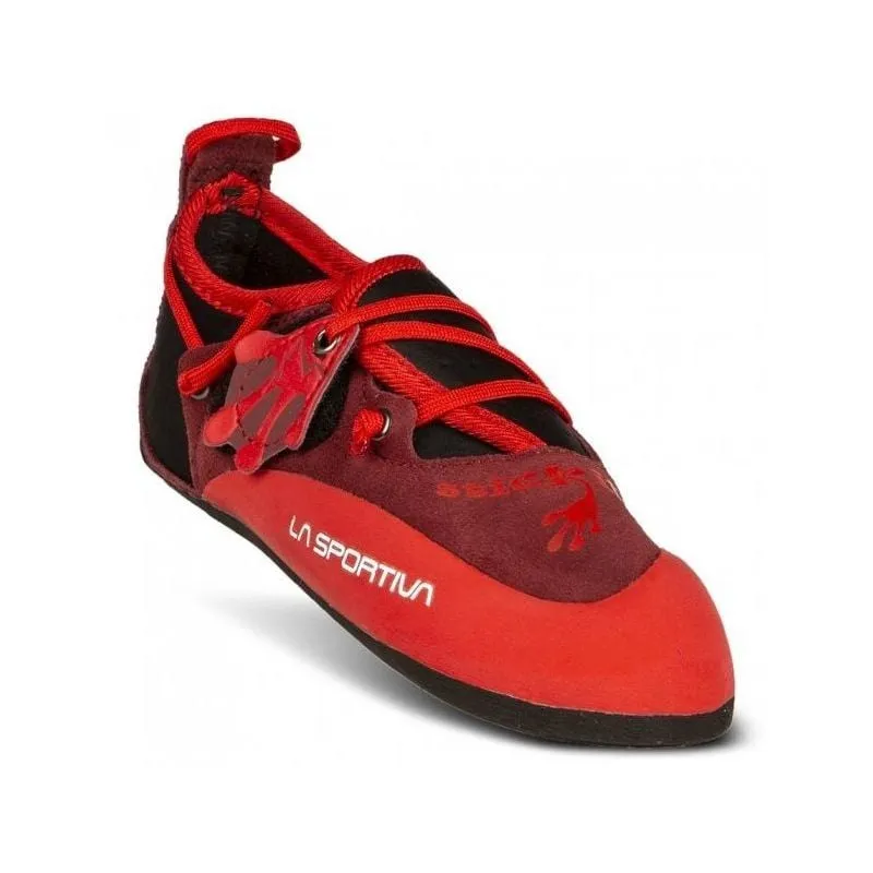 Zapatos de escalada para niños La Sportiva Stickit (Chili/Poppy)