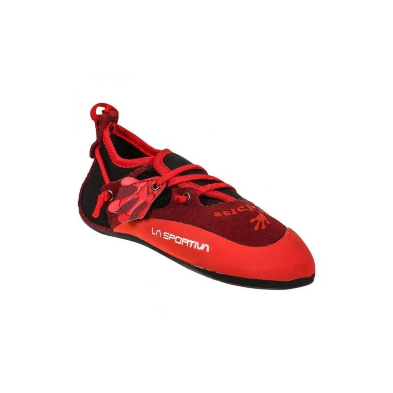 Zapatos de escalada para niños La Sportiva Stickit (Chili/Poppy)