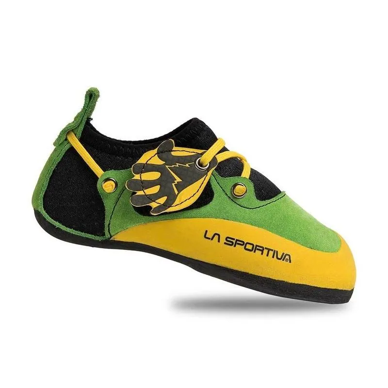 Zapatos de escalada para niños La Sportiva Stickit (Lima/Amarillo)